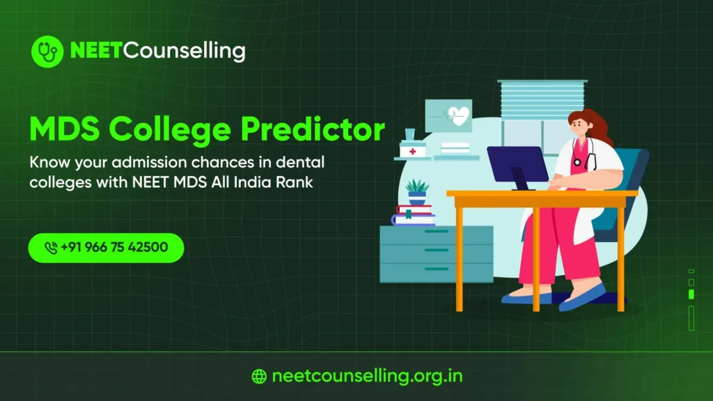 NEET MDS College Predictor