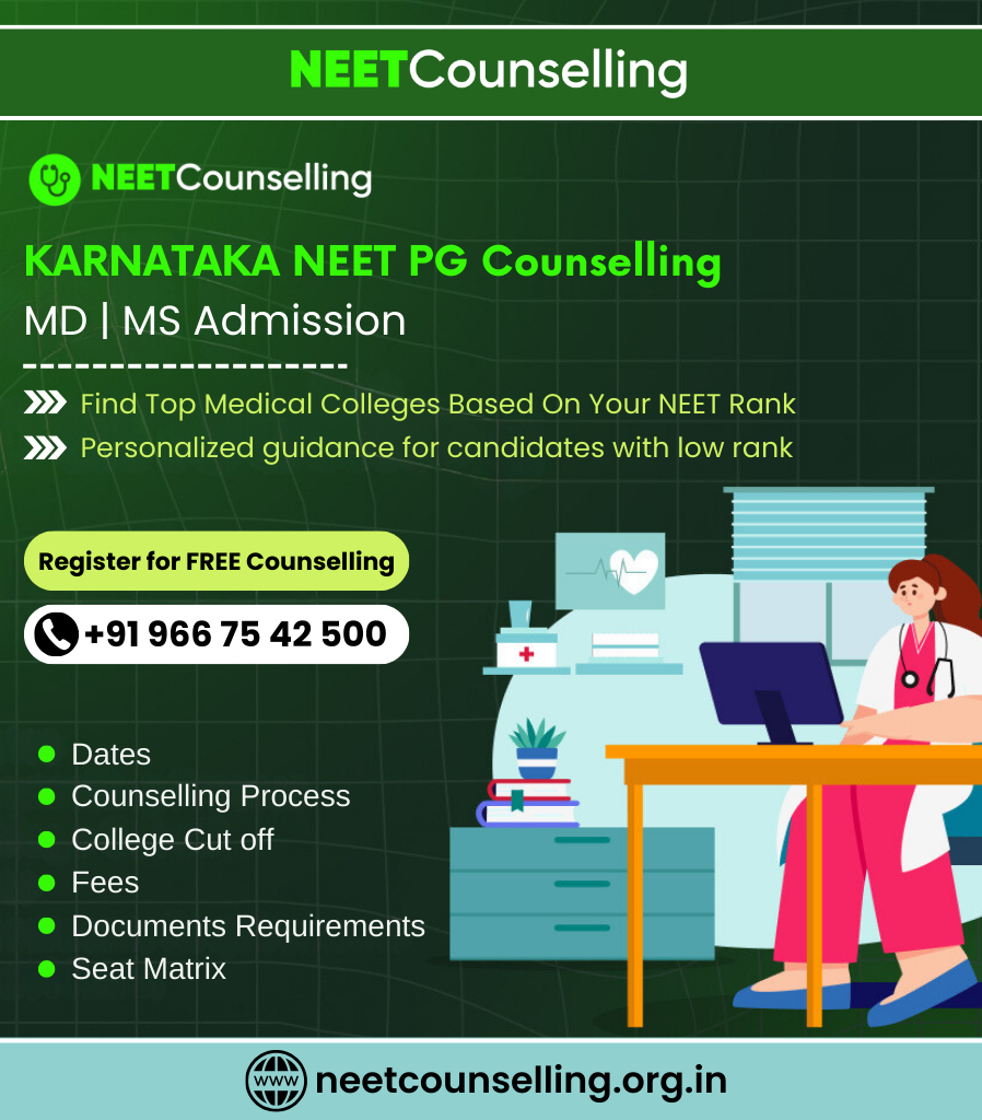 Karnataka NEET PG Counselling 2024