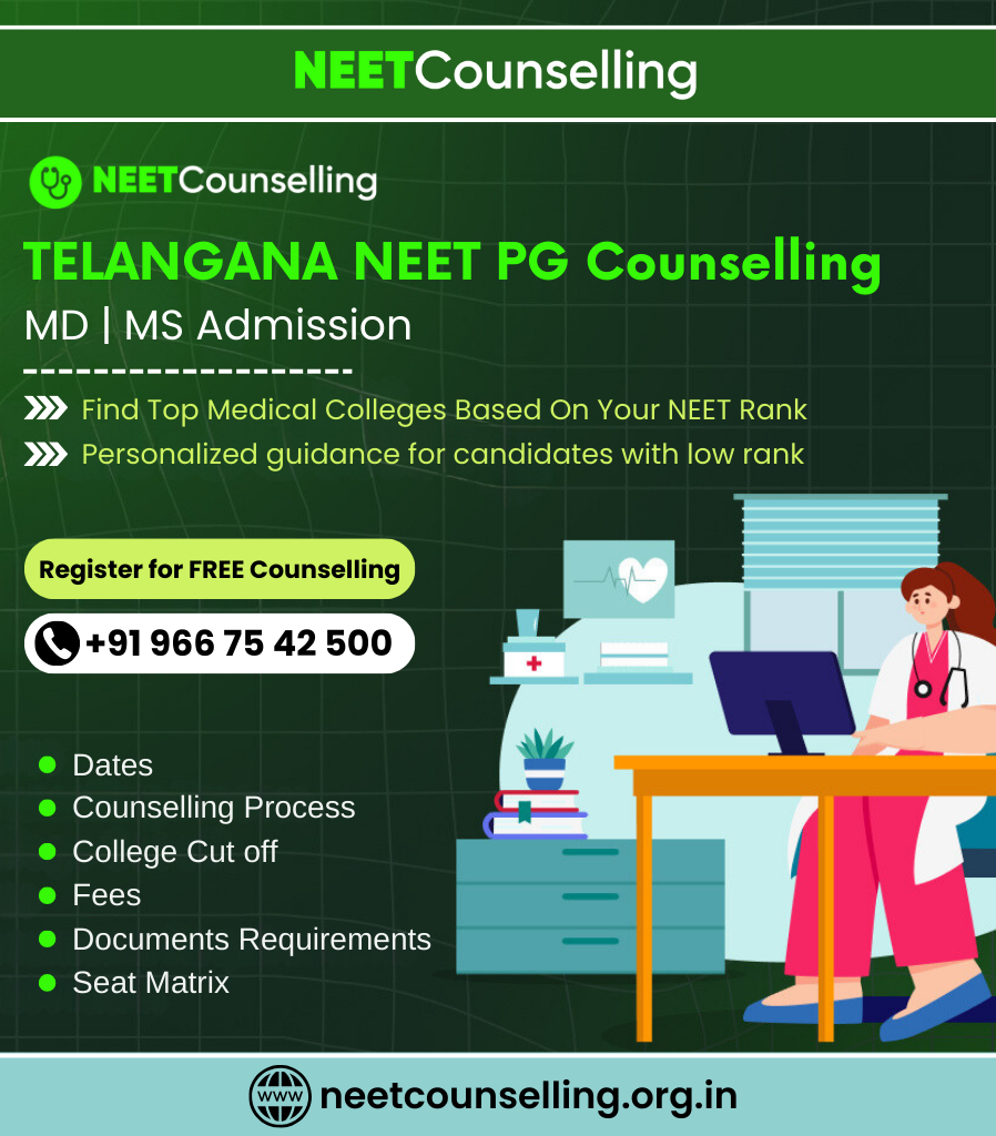 Telangana NEET PG Counselling 2024