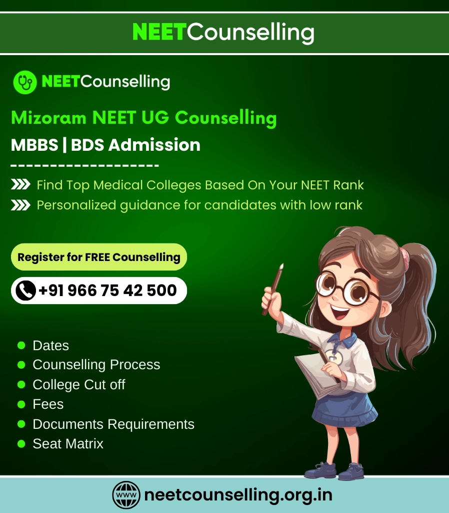 Mizoram NEET UG Counselling 2024